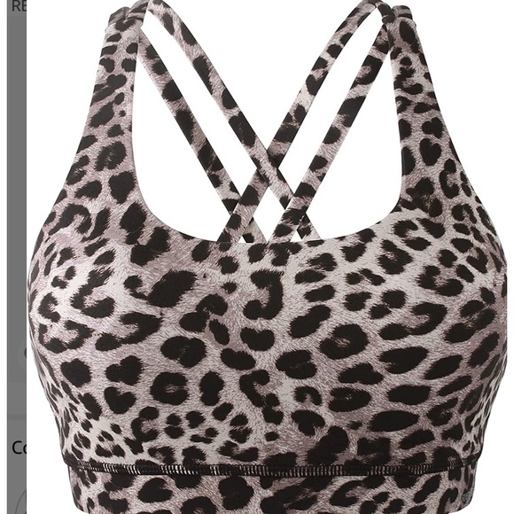 Coreio NEW leopard print sports bra small - Picture 1 of 10